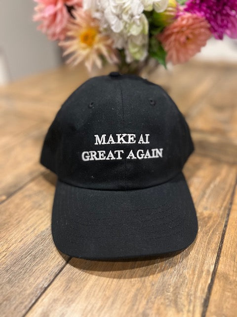 Make AI Great Again Hat (black)