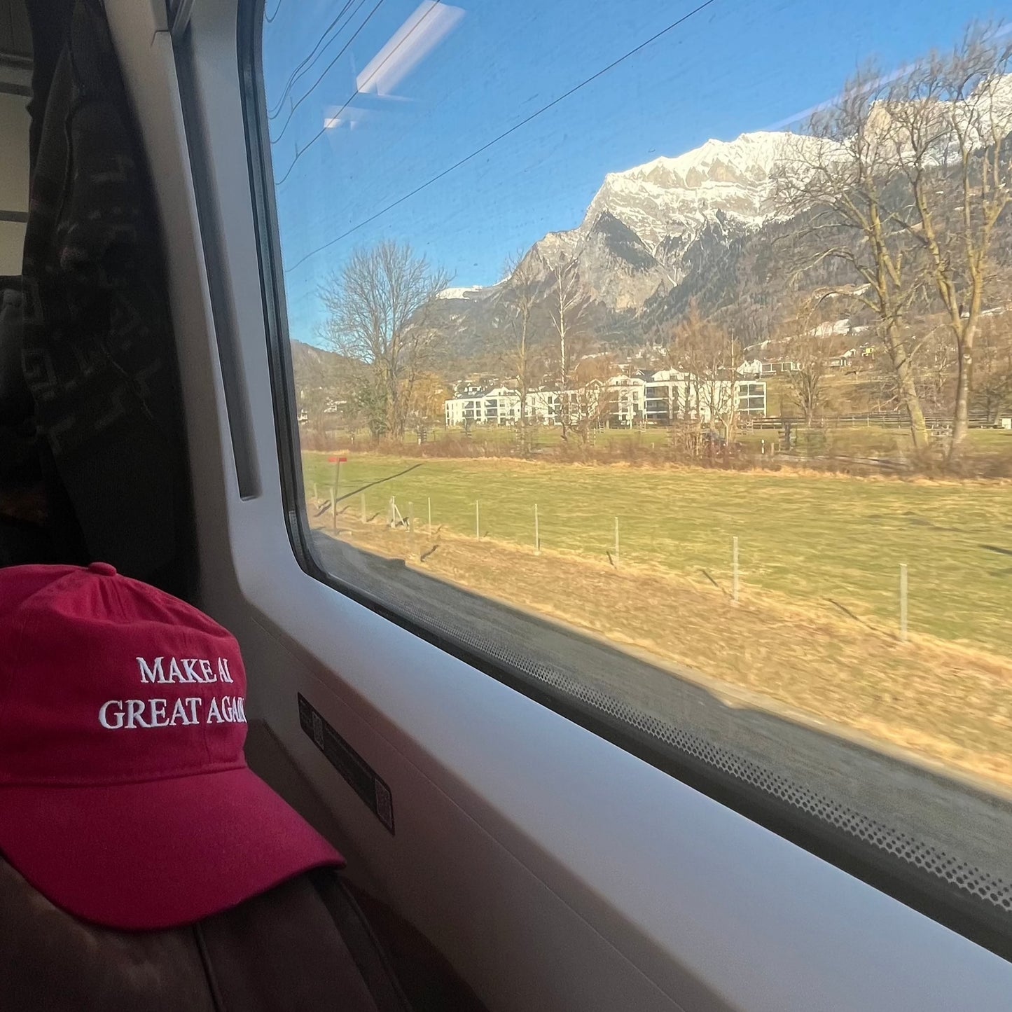 Limited Edition: Make AI Great Again Hat (red)